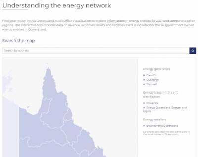 Screenshot of energy dashboard